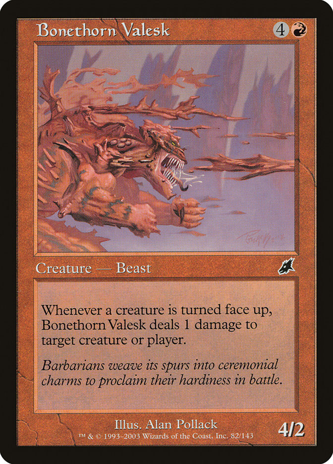 Bonethorn Valesk [Scourge] Foil