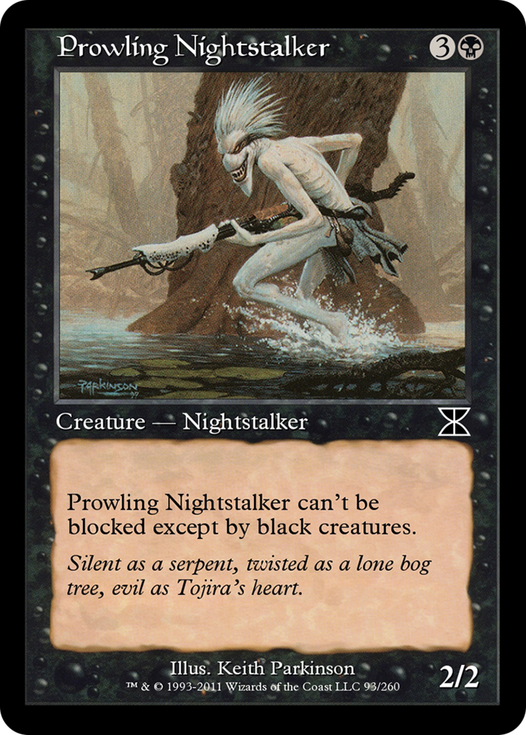 Prowling Nightstalker  [Masters Edition IV] Foil