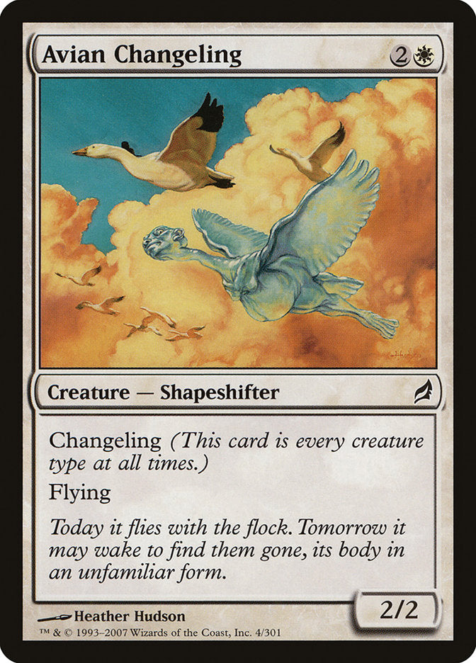 Avian Changeling [Lorwyn] Foil