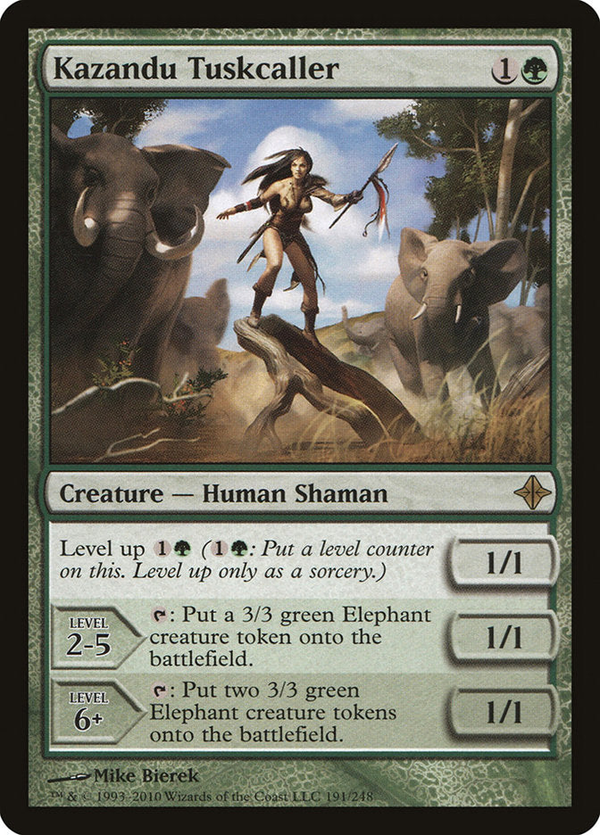 Kazandu Tuskcaller [Rise of the Eldrazi] Foil