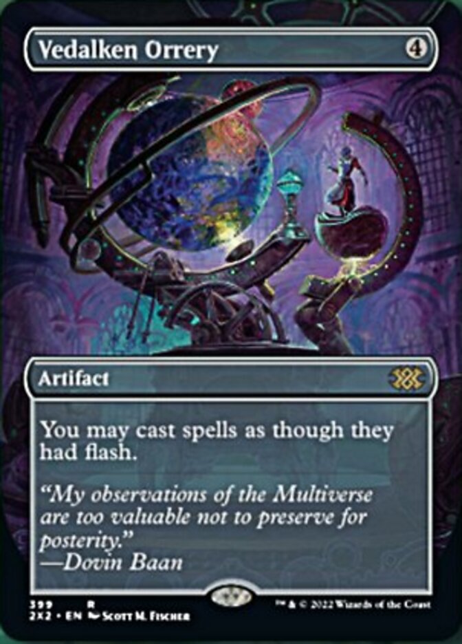 Vedalken Orrery (Borderless Alternate Art) [Double Masters 2022] Foil