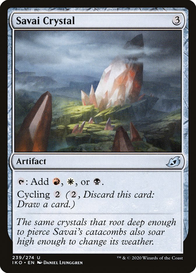 Savai Crystal [Ikoria: Lair of Behemoths] Foil