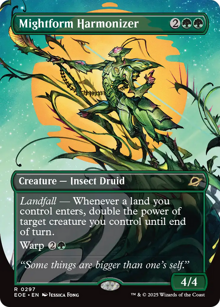 Mightform Harmonizer (Borderless) [Edge of Eternities] Foil