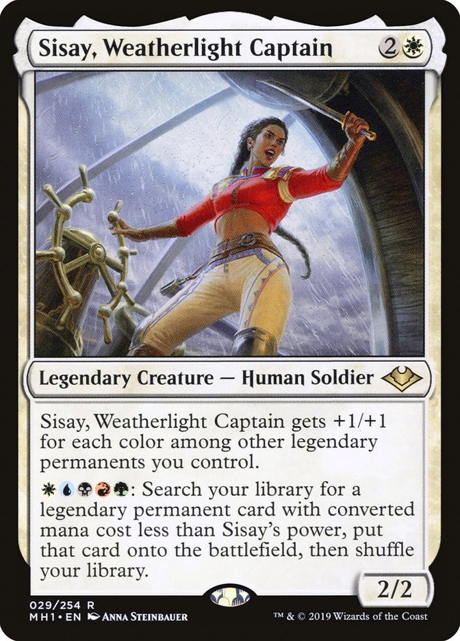 Sisay, Weatherlight Captain [Modern Horizons] Foil