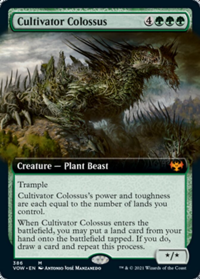 Cultivator Colossus (Extended Art) [Innistrad: Crimson Vow] Foil