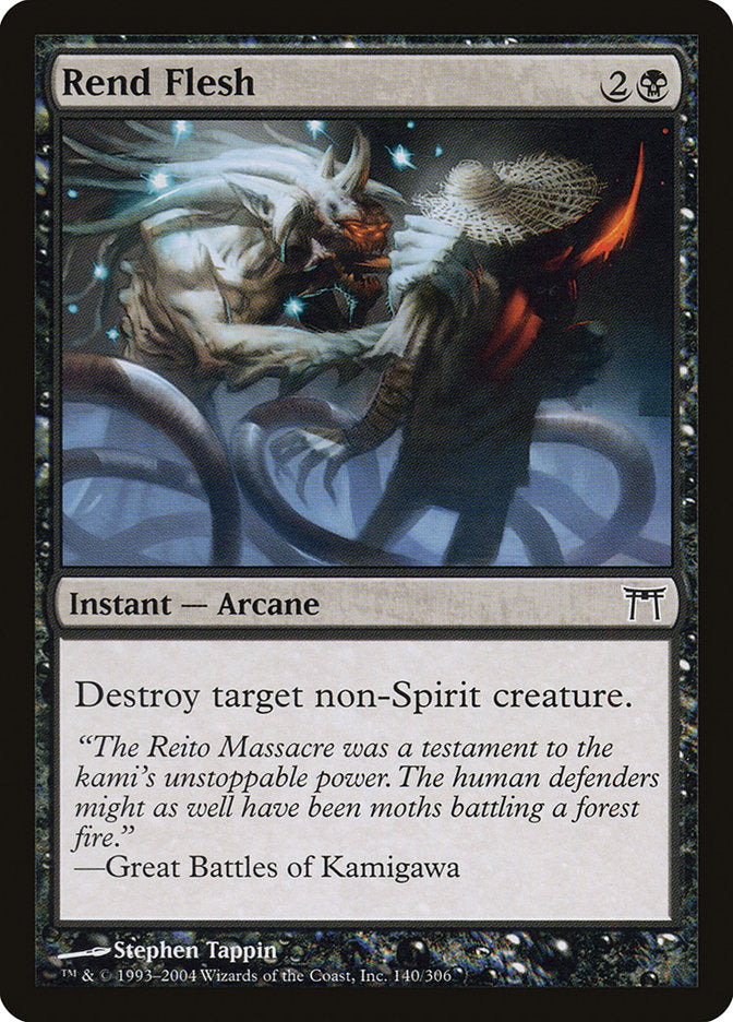 Rend Flesh [Champions of Kamigawa] Foil