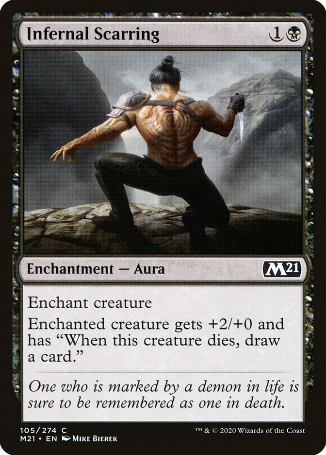 Infernal Scarring [Core Set 2021] Foil