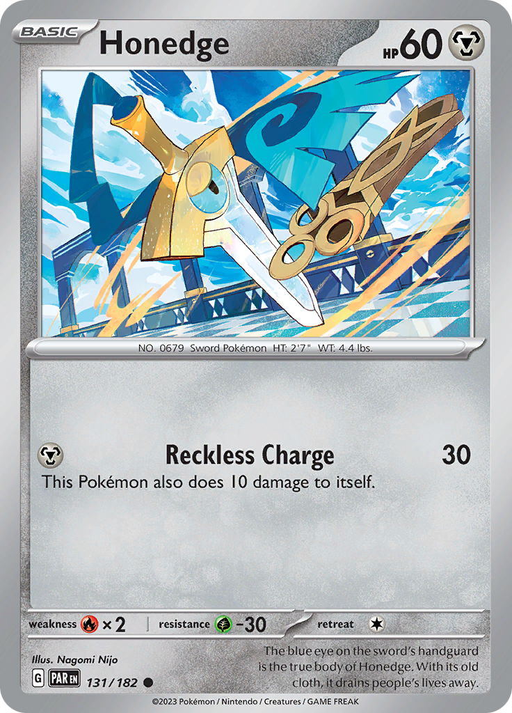 Honedge (131/182) [Scarlet & Violet: Paradox Rift] Reverse Holofoil