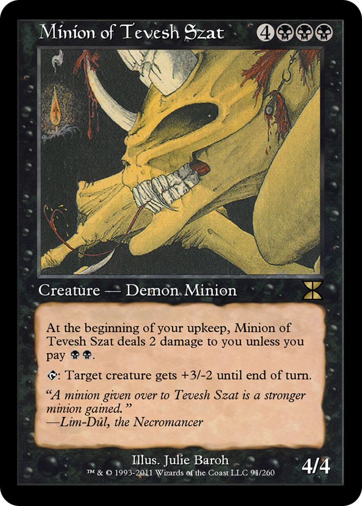 Minion of Tevesh Szat  [Masters Edition IV] Foil
