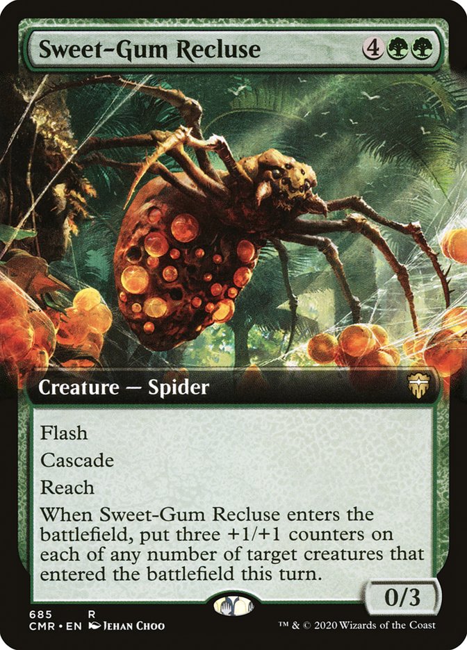Sweet-Gum Recluse (Extended Art) [Commander Legends] Foil