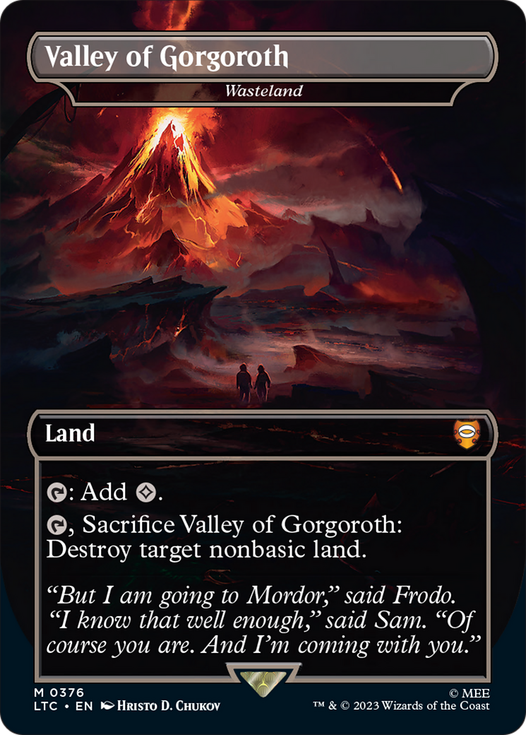 Valley of Gorgoroth - Wasteland [The Lord of the Rings: Tales of Middle-Earth Commander] Foil