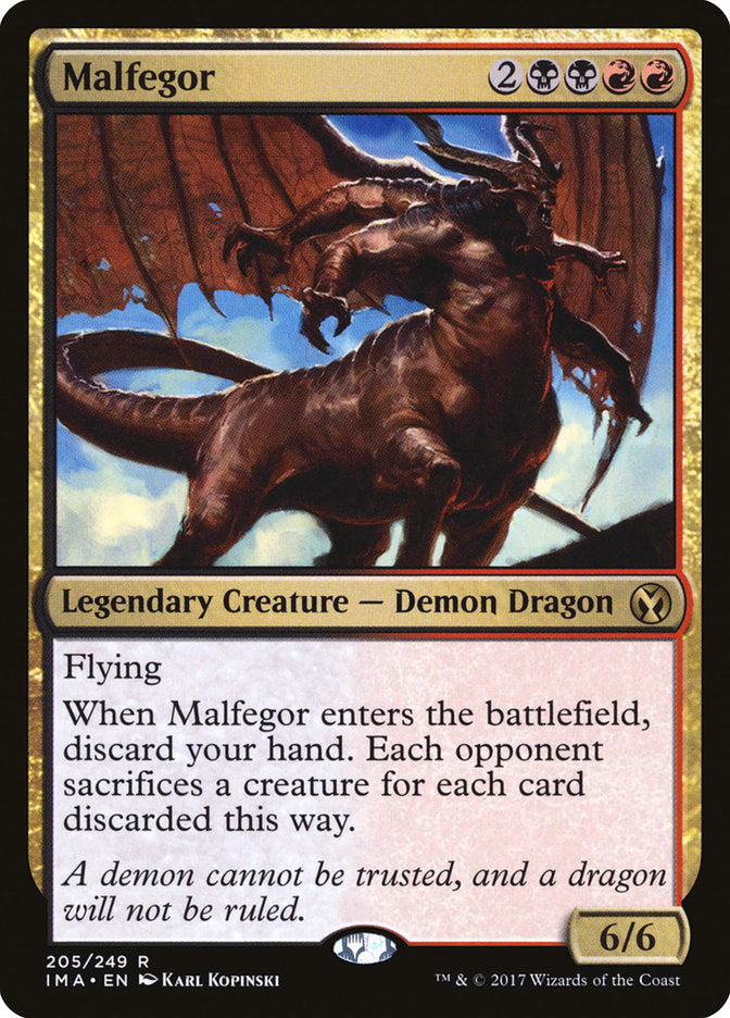 Malfegor [Iconic Masters] Foil