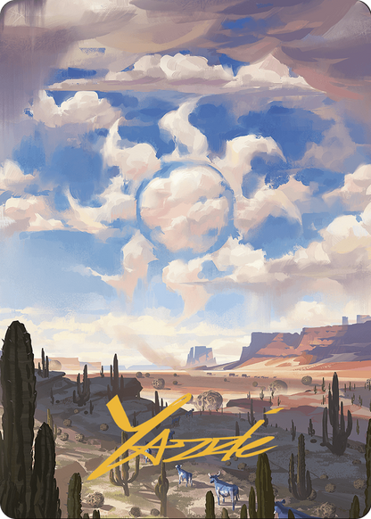 Plains // Plains  [Outlaws of Thunder Junction Art Series] (Borderless)