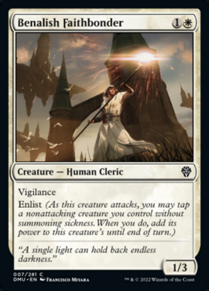 Benalish Faithbonder [Dominaria United] Foil