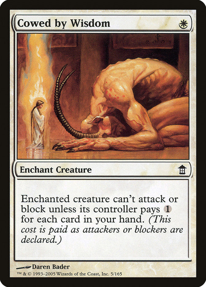 Cowed by Wisdom [Saviors of Kamigawa] Foil