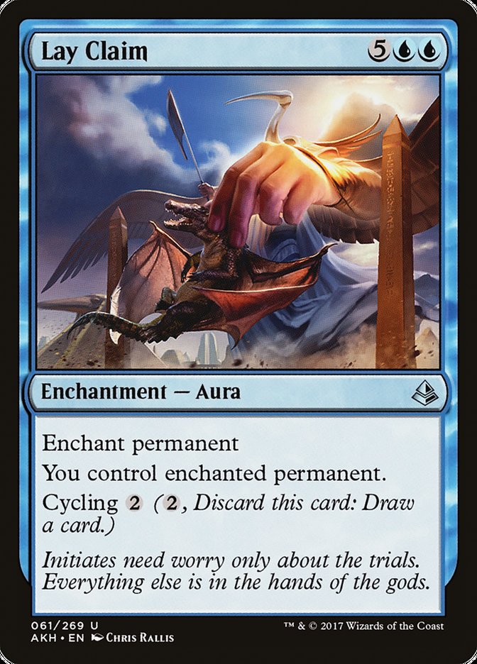 Lay Claim [Amonkhet] Foil