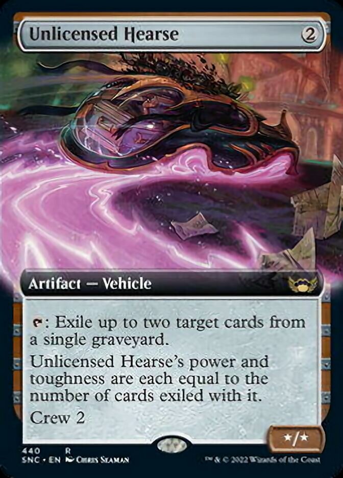 Unlicensed Hearse (Extended Art) [Streets of New Capenna] Foil