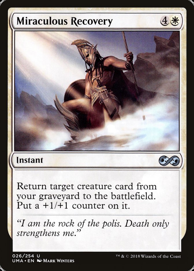Miraculous Recovery [Ultimate Masters] Foil
