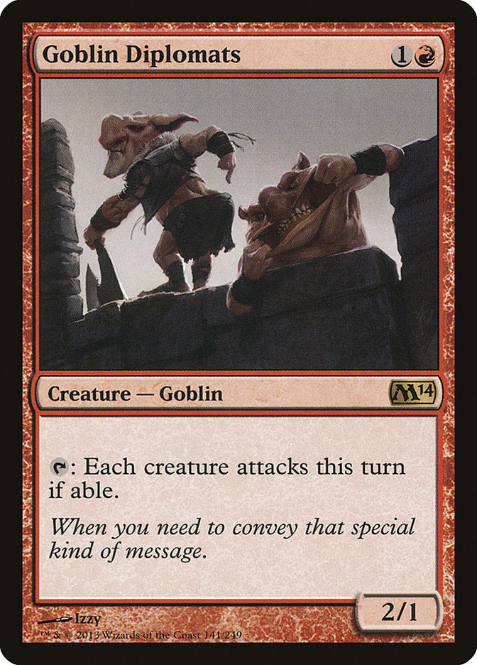 Goblin Diplomats [Magic 2014] Foil