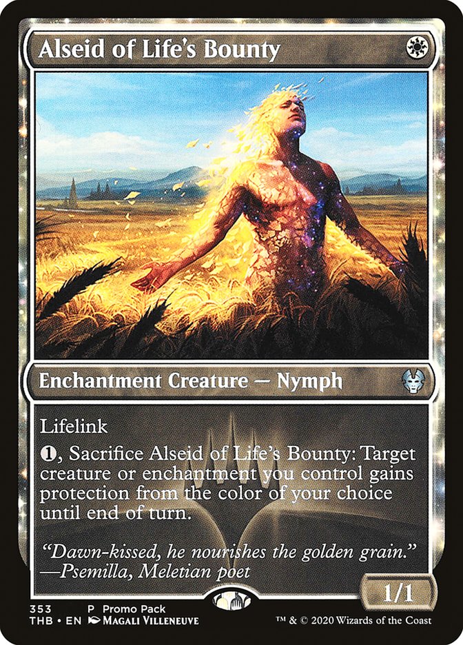 Alseid of Life's Bounty (Promo Pack) [Theros Beyond Death Promos] Foil
