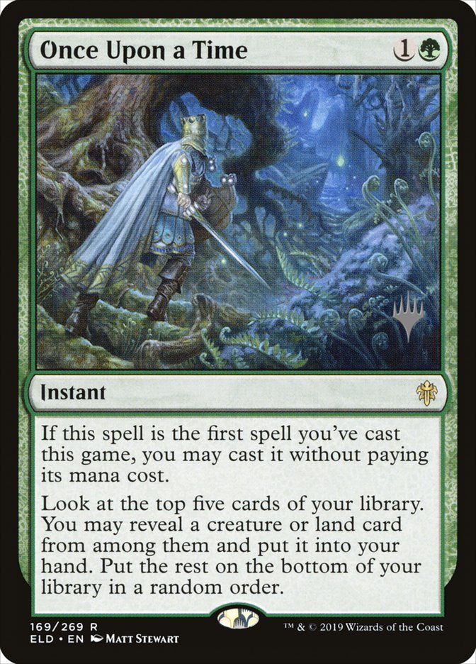 Once Upon a Time (Promo Pack) [Throne of Eldraine Promos] Foil