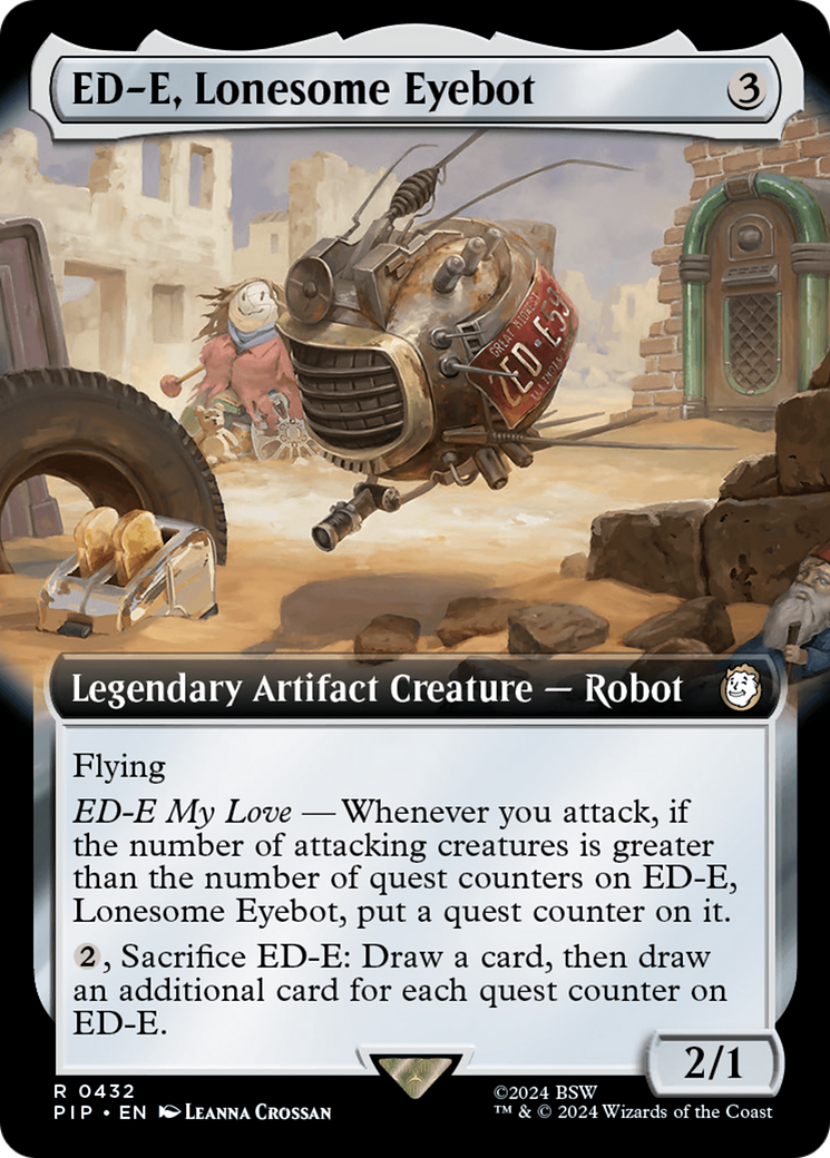 ED-E, Lonesome Eyebot (Extended Art) [Fallout] Foil