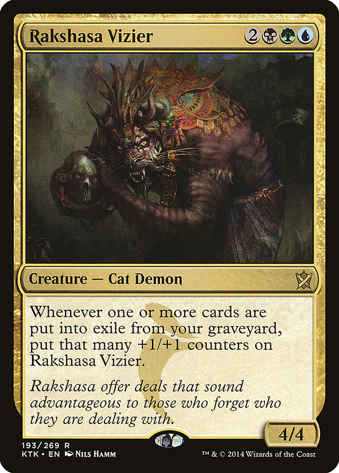 Rakshasa Vizier [Khans of Tarkir] Foil