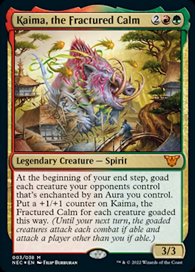 Kaima, the Fractured Calm [Kamigawa: Neon Dynasty Commander] Foil