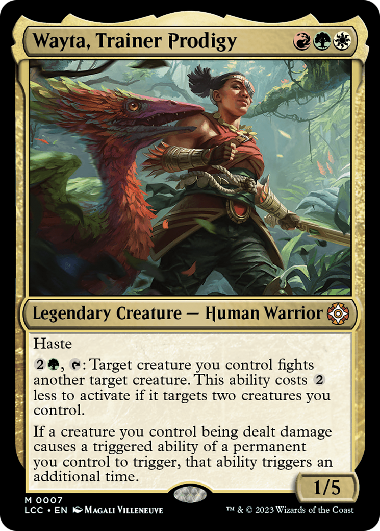 Wayta, Trainer Prodigy [The Lost Caverns of Ixalan Commander] Foil