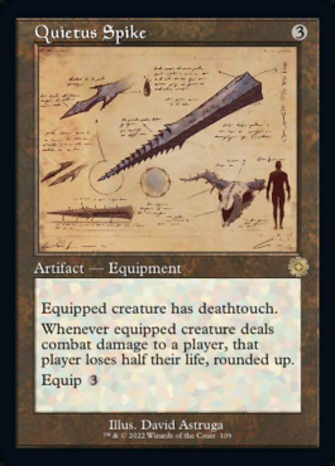 Quietus Spike (Retro Schematic) [The Brothers' War Retro Artifacts] Foil