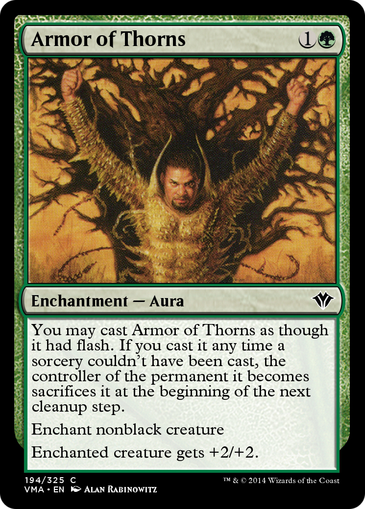 Armor of Thorns  [Vintage Masters]