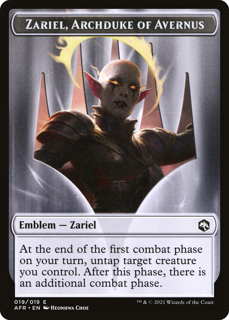 Zariel, Archduke of Avernus Emblem  [Adventures in the Forgotten Realms Tokens] Foil