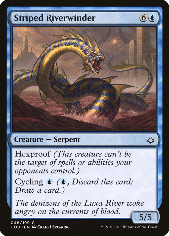 Striped Riverwinder [Hour of Devastation] Foil