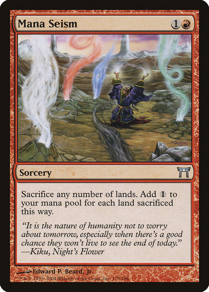 Mana Seism [Champions of Kamigawa] Foil