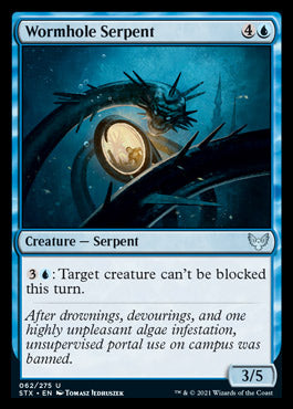 Wormhole Serpent [Strixhaven: School of Mages] Foil