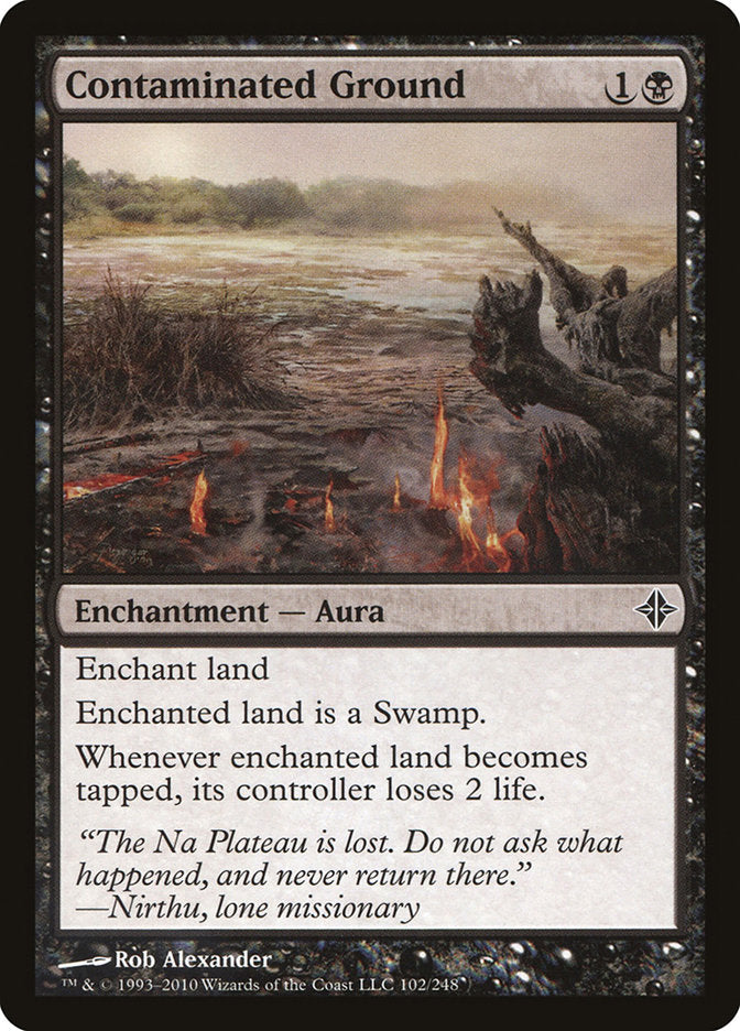 Contaminated Ground [Rise of the Eldrazi] Foil