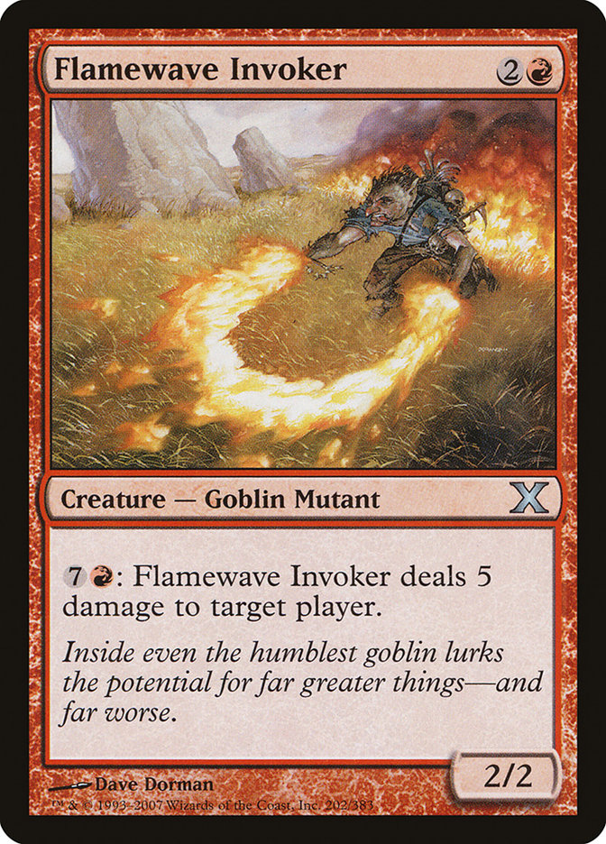 Flamewave Invoker [Tenth Edition] Foil