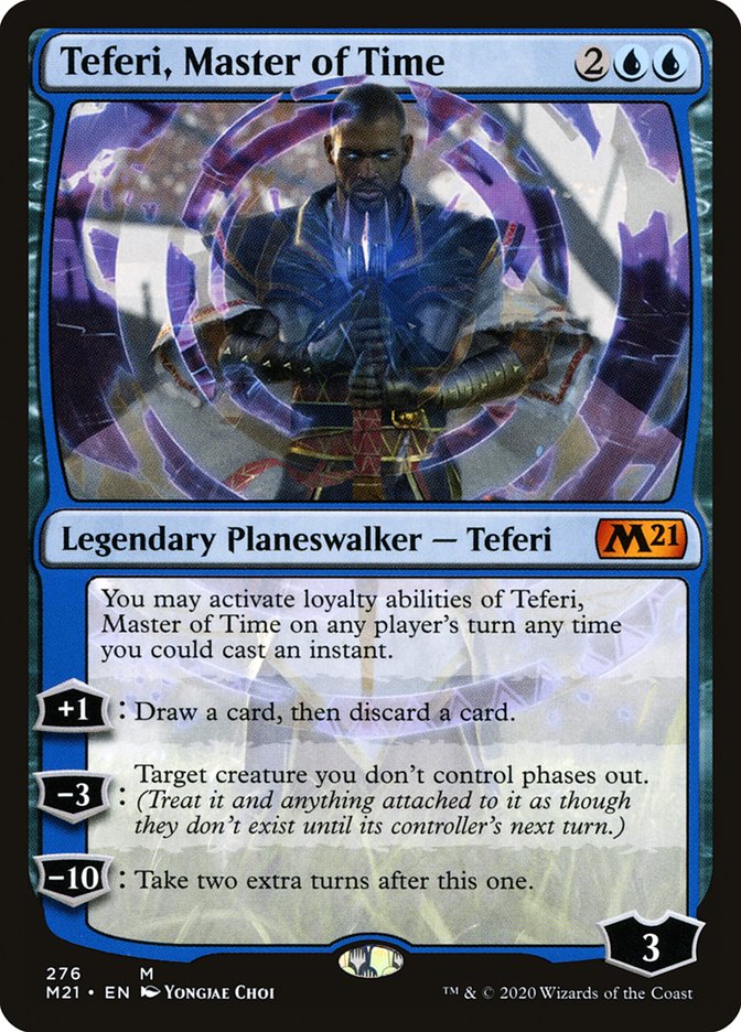 Teferi, Master of Time (276) [Core Set 2021] Foil
