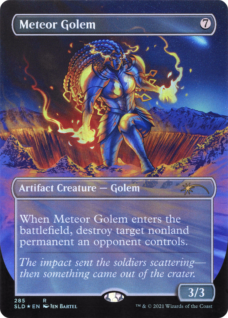 Meteor Golem (Borderless) [Secret Lair Drop Series] Foil