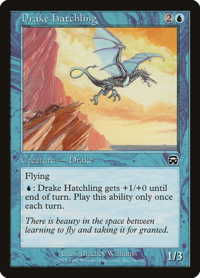Drake Hatchling [Mercadian Masques] Foil