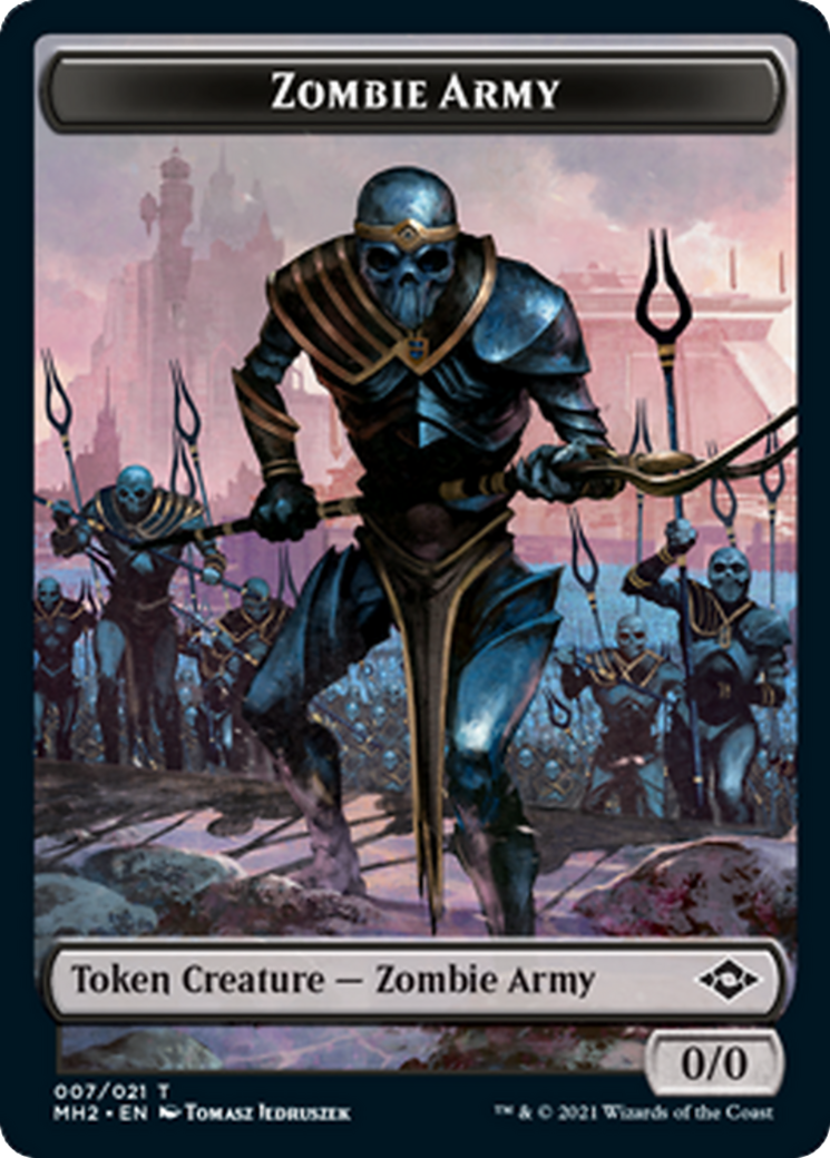 Zombie Army  [Modern Horizons 2 Tokens]