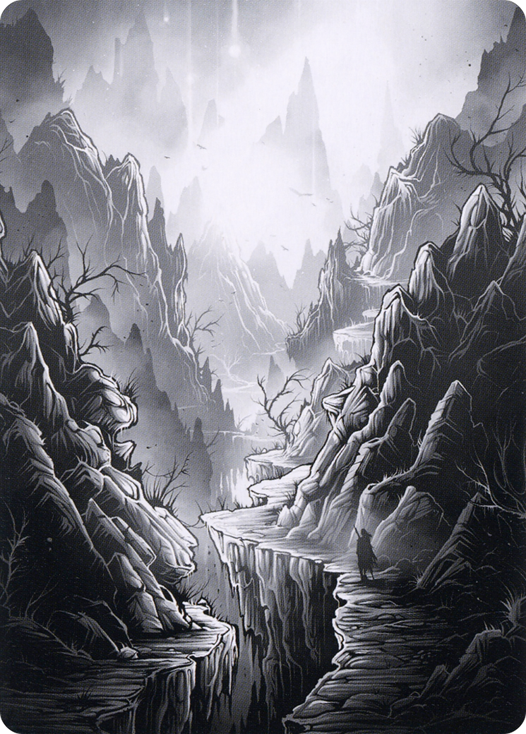 Mountain // Mountain  [Midnight Hunt Art Series] (Borderless)