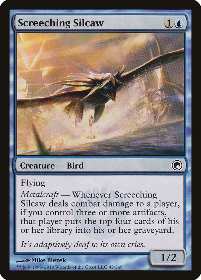 Screeching Silcaw [Scars of Mirrodin] Foil