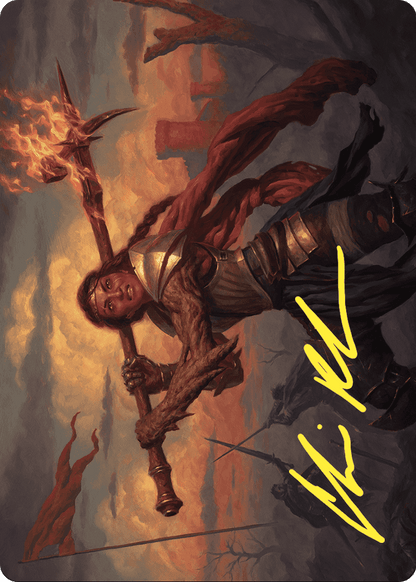 Imodane, the Pyrohammer // Imodane, the Pyrohammer  [Wilds of Eldraine Art Series] (Borderless) Foil