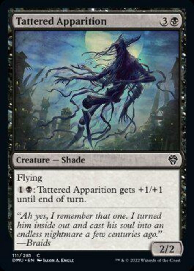 Tattered Apparition [Dominaria United] Foil