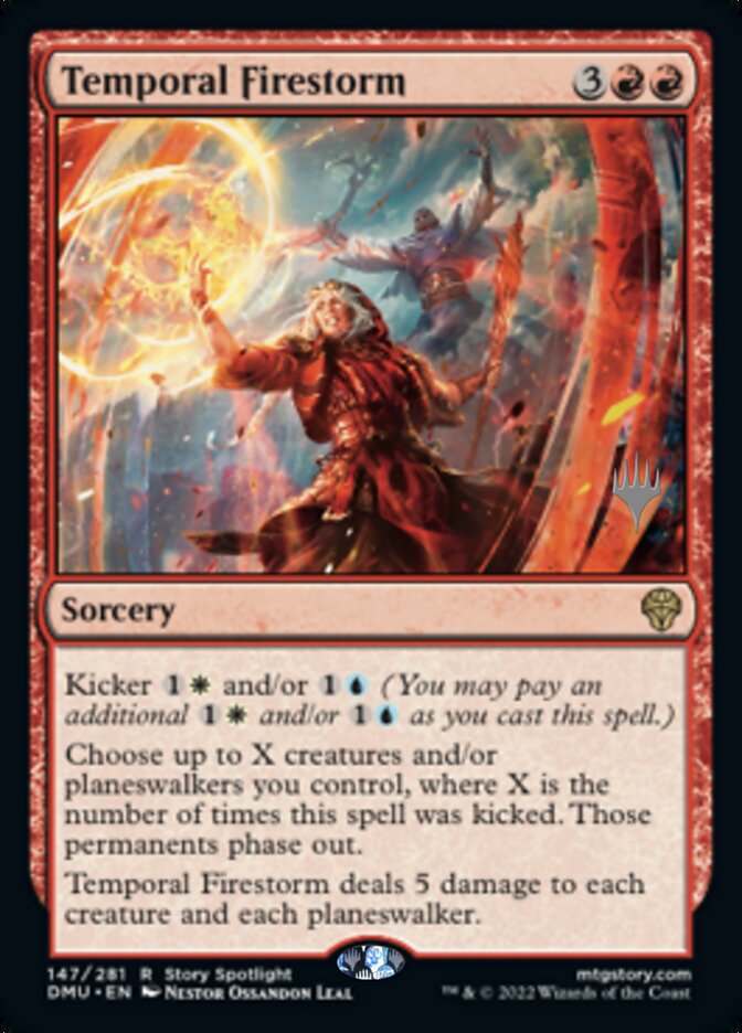 Temporal Firestorm (Promo Pack) [Dominaria United Promos] Foil