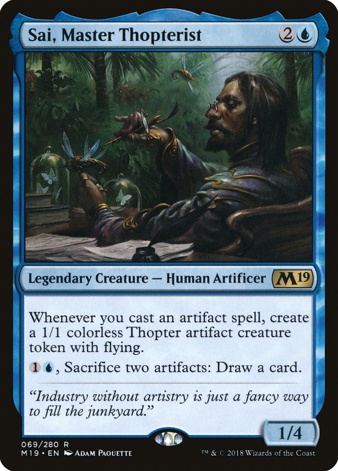 Sai, Master Thopterist [Core Set 2019] Foil
