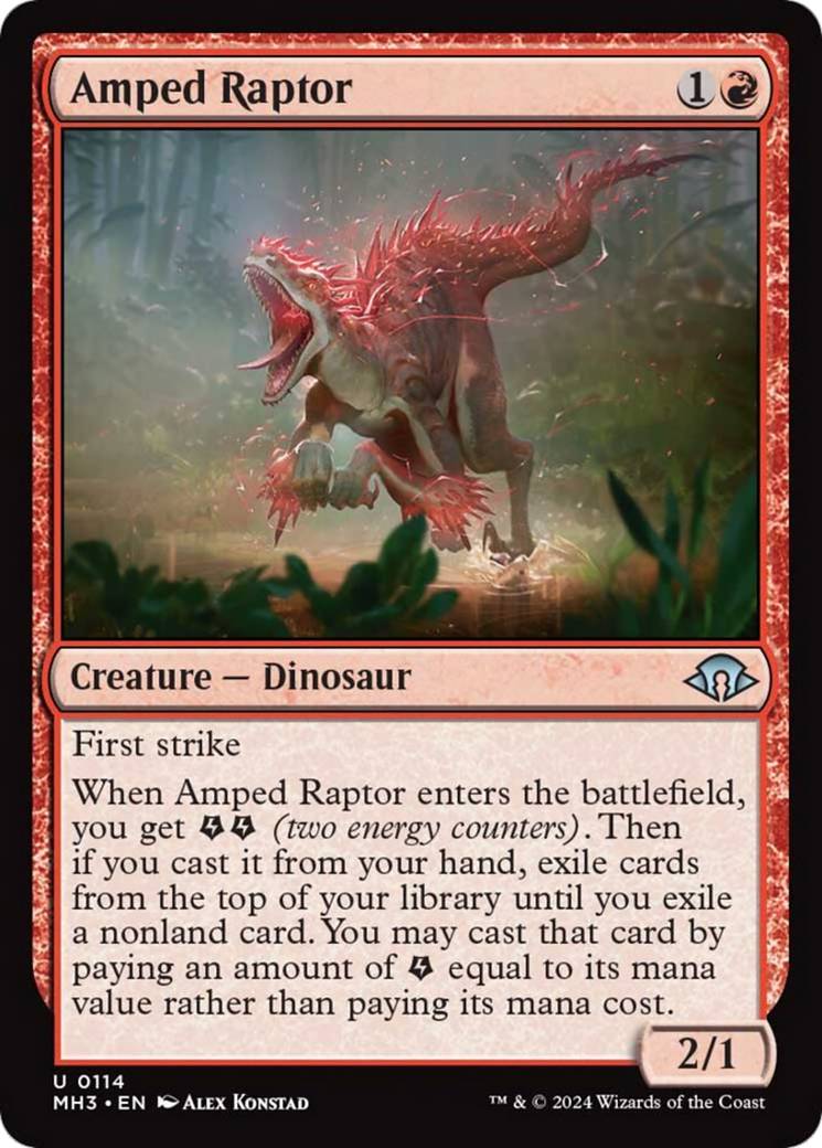 Amped Raptor [Modern Horizons 3] Foil