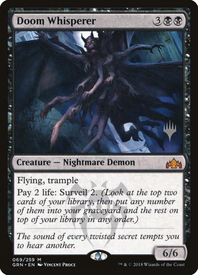Doom Whisperer (Promo Pack) [Guilds of Ravnica Promos] Foil