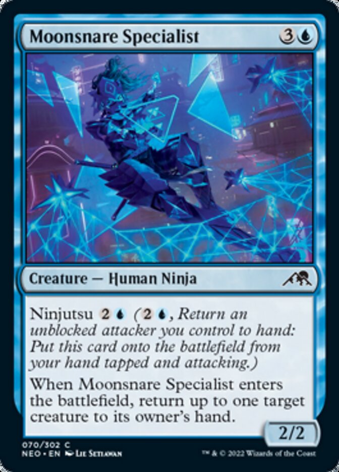 Moonsnare Specialist [Kamigawa: Neon Dynasty] Foil